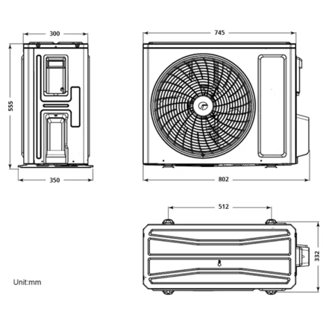 Tosot CLIVIA by GREE Climatiseur Inverter Blanc R32 5,3 kW set